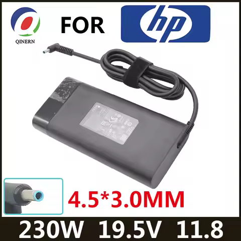 230W 19.5V 11.8A 4.5*3.0MM Laptop Power Adapter For HP Omen 15 16 17 TPN-Q2 Transcend Victus 16 Book