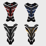 3D Carbon-look Motorcycle Tank Pad Protector Decal Stickers Case for  FZ8 FZ8S Tank