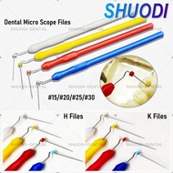 Dental Micro Scope File For Root Canal H File K Files Taper 0.02 Cleaning Probe Dental Endodontic Me