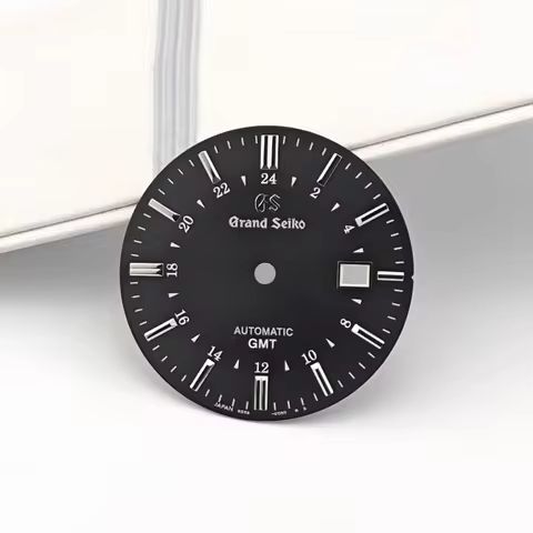 35mm NH34 dial GS surface sunburst dial NH35 dial mechanical watch case hands set S logo for Seiko m