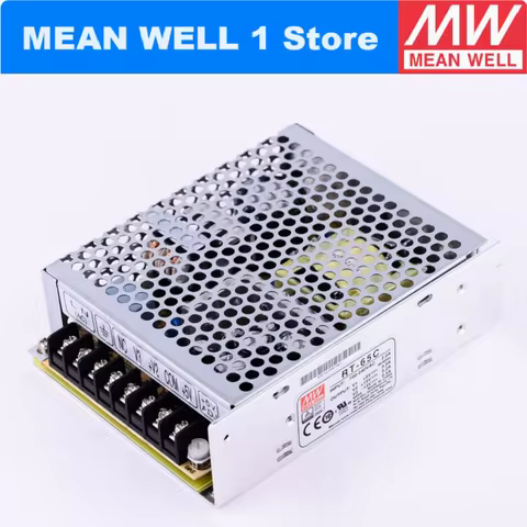 MEAN WELL RT-65C 65.5W Triple Output Switching Power Supply RT-65 5V/5A 15V/2.2A -15V/0.5A