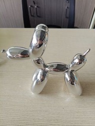 Silver Balloon Dog Figurine