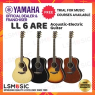 Yamaha LL6 ARE Original Jumbo Solid Spruce Acoustic-Electric Guitar ( LL 6 ) Yamaha Gitar Akustik