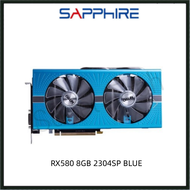 Used SAPPHIRE Video Card AMD RX580 8G NITRO+ 256Bit GDDR5 Graphics Cards For RX580 Series Cards RX580 Displayport Placa