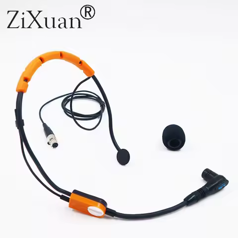 SM35 Headset Headworn Condenser Microphone For Shure QLX QLX GLX BLX Wireless Pocket Transmitter TA4