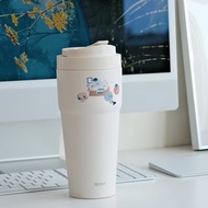 喜怒哀樂咖啡廳 WOKY 聯名 渾圓杯 附吸管 770ml 保溫杯