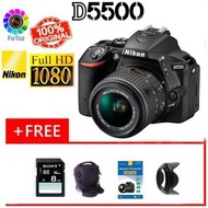 NIKON D5500 WITH 18-55MM AFP lens VR LENS