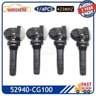 Car TPMS Tire Pressure Sensor 52940-CG100 For Kia EV6 For Hyundai Staria H1 US4 CV1 433mhz 52940CG10