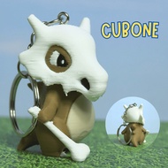 GANTUNGAN Pokemon Cubone Keychain | 3D Printed with High Quality PLA+ Plastic | Cubone Keychain