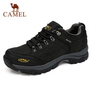 Camel Outdoor Men S รองเท้าปีนเขาหนังลื่นสวมใส่รองเท้าปีนเขา