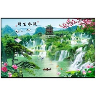 5D diamond painting, 5D full diamond landscape painting