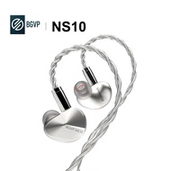 BGVP NS10 8BA+2DD Hybrid Driver HIFI In Ear Monitor With 3-in-1 Plug MMCX - Local Warranty