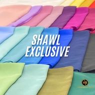 SHAWL EXCLUSIVE | RAYA 2026 | HEAVY CHIFFON | HABIBI BOUTIQUE