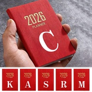 A7 Soft Leather Planner Notebook Student Notebook School Supplies Journal A7 Writing Notepad