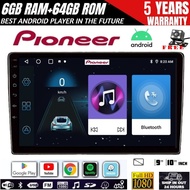 [6GB RAM+64GB ROM] QLED Pioneer Android Player 9"10 inch Quad Core Car Multimedia MP5 Player Wifi