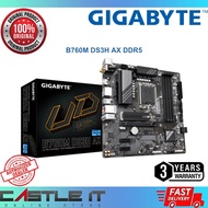 GIGABYTE B760M DS3H AX DDR5 WiFi6E mATX LGA1700 Motherboard Support Intel 12th 13th 14th Gen