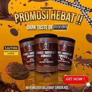 FOOD SYNDICATE DOUBLE CHOCOLATE COOKIES with MELTED CALLABOUT CHOCOLATE