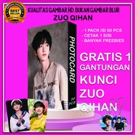 GANTUNGAN ZUO QHAN TF FAMILY PHOTOCARD 50PCS FREE KEYCHAIN Marchendise