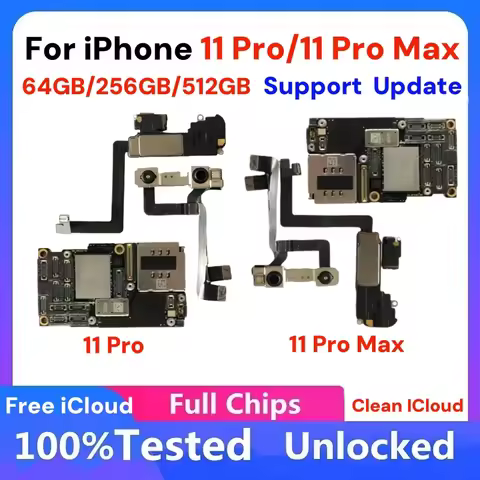 Mainboard For iPhone 11 Motherboard with FACE ID Good Working Plate System without iCloud For iPhone