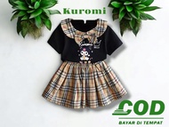 Baju Setelan Anak Perempuan Model Labubu Kuromi Trend Viral Dress Kostum Tk Cantik