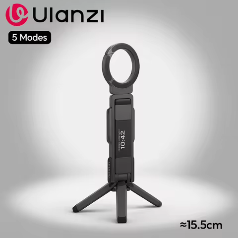 Ulanzi MA38 Mobile Phone Photography Stand Selfie Stick Double Magnetic Overhead Tripod for Samsung 