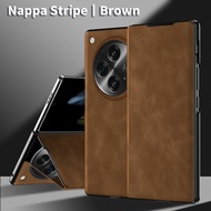 Oppo Find N3/OnePlus Open CaseLuxury Nappa Leather Surface Cover for Oppo Find N3/OnePlus Open