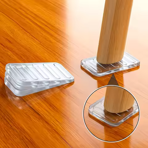 4/8/12pcs Adjustable Table Levelers, Anti Slip Furniture Feet Leveling Pads for Table Chair Cabinet 