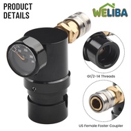 【ยินดีต้อนรับ】ตัวตัวควบคุมแรงดันไฟฟ้า1500 PSI 40 PSI-200 PSI Coupler ท่อระยะไกล HPA [ไม่พลาด] [เปิดต