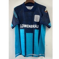 1996 Nice Black Retro Away Soccer Jersey S-XXL Short Sleeve High-Quality Sports Jersey AAA