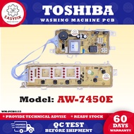 AW-7400E / AW-7450E TOSHIBA WASHING MACHINE PCB BOARD (CONTROL BOARD) AW-7400 AW-7450