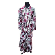 Baju dress muslimah woman long sleeve dresses elegant dress