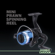 Mini Prawn Spinning Reel Fishing Mesin Udang Kekili Pancing Plastic Spool Casting Gear Tackle Finesse Ultralight Laut