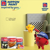 NIPPON 5 LITER YO1125P YELLOW SAILS INTERIOR EXTERIOR WALL PAINT/WOOD METAL/CAT DINDING LUAR DALAM K