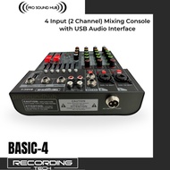 [✅New] Recording Tech Bbasic-4 Basic4 Mixer 2 Channel 4 Input