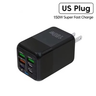 150W siêu nhanh Cáp Sạc 10A tốc độ siêu cao Nhanh Chóng Sạc 6 Cổng Pd Loại C QC 3.0 Cho Iphone Samsu