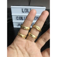 Cincin belah rotan pangkah suasa 24k