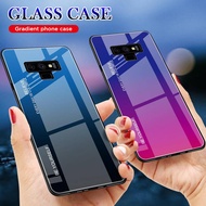 For Samsung Galaxy Note 9 Note9 SamsungNote9 Phone Case Ultra-Thin Casing Gradient Glass Cover protective case