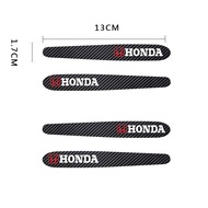 NT  4Pcs ที่จับประตูรถฟิล์มกันรอยรถสติกเกอร์สำหรับฮอนด้า Civic XR-V HR-V City Accord Odyssey Spirior