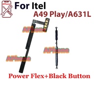 For itel A49 Play A631L Power Volume On Off Button Flex Cable