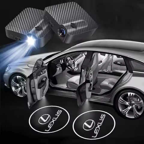 LED Car Door Logo Projector Welcome Ghost Shadow Light Accessories For Lexus F SPORT GX460 Ct200h IS