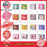 [1PCS] Paper Kraft Handle Bag Goodies Bag Gift Birthday Present Event Birthday Paper Bag Candy Bag E