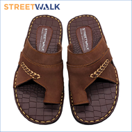 Street Walk Footwear Marikina Made Pure Leather Sandals for Men Nubuck Leather One Finger Sandals Fo