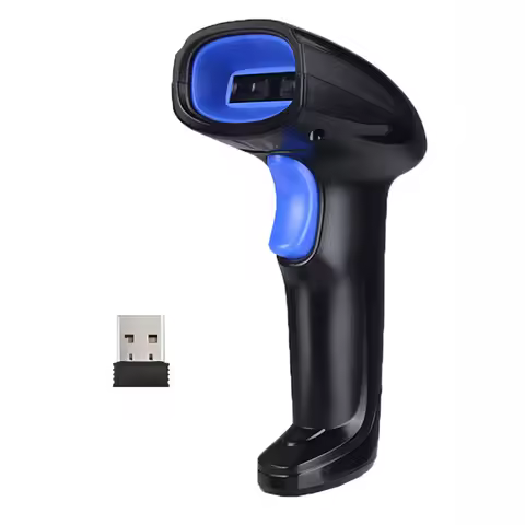 RS1100 Wireless Wired Barcode Scanner Bluetooth Handheld Barcode Reader 1D 2d Laser QR Code Data Mat