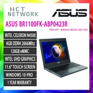 Asus BR1100FK-ABP0423R 2 -In-1 Touch ASUS Laptop (Celeron N4500, 4GB, 128GB EMMc, Intel, 11.6 touch 