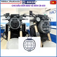 CB650 lamp protection, cb650 lamp head protection, cb650 lamp head cover, cb650 lamp head, mbiker