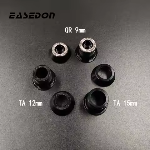 Conversion Kits For Novatec D411SB-CL D411CB-CL Center Lock Front Hub Side Caps QR 9mm Thru Axle 12 