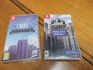 Nintendo Switch  Game
 1.Cities: Skylines  
 2.Project Highrise