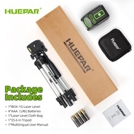 Huepar BOX-1GT Laser Level Oscram Green Brignter and More Accurate Laser Lins with 65cm Self-levelin