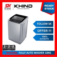 Khind 10kg Fully Auto Washing Machine Washer 10KG WM100A Mesin Basuh