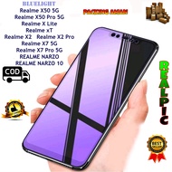 PROMO (BISA COD) Tempered Glass Matte Anti Blue Light Full Screen Full Cover Protector Anti Gores Fo